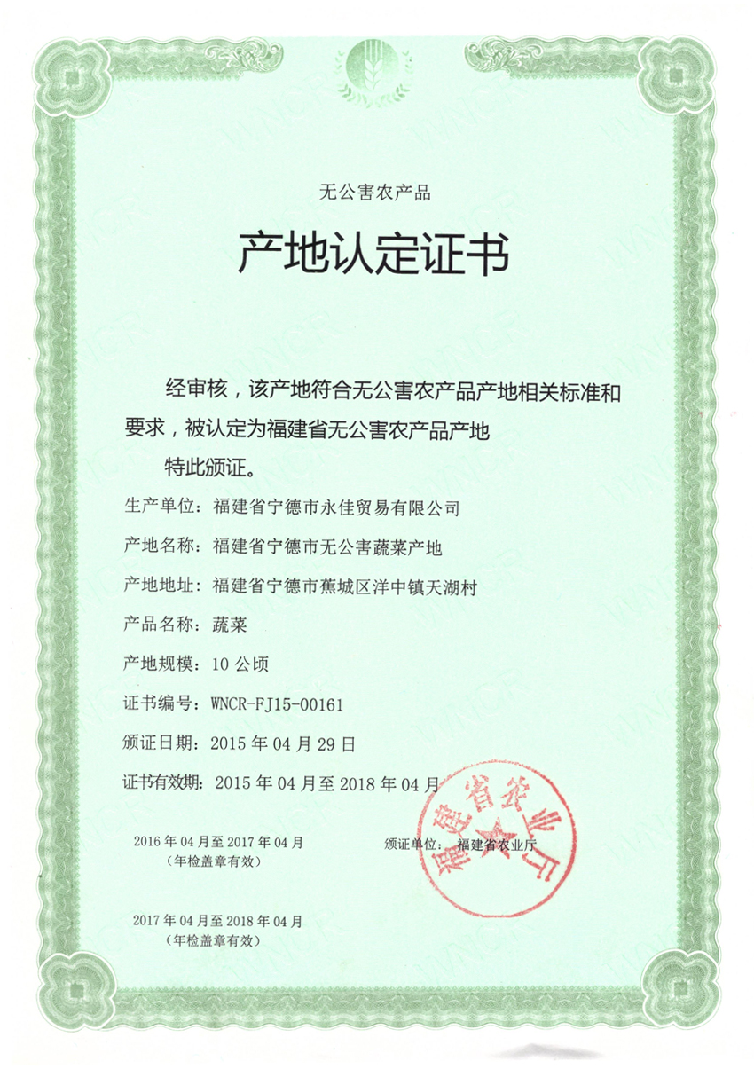 蕉城洋中天湖蔬菜基地