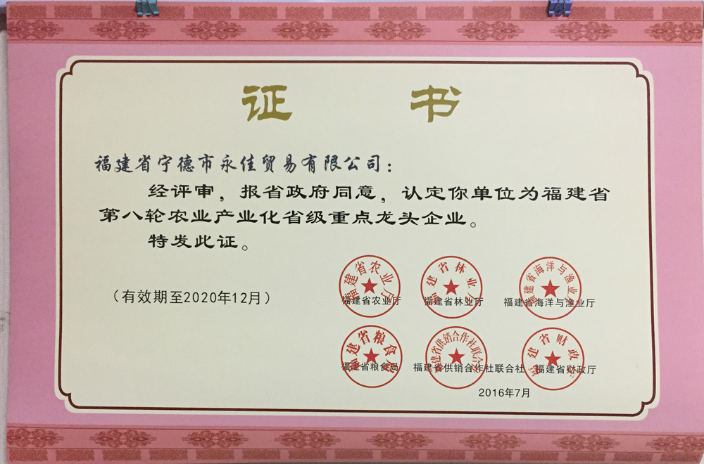 省重点龙头企业